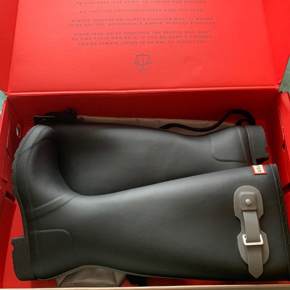BNIB Hunter Womens Original Tour tall rain boots size 8